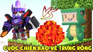 MINI GAME : CUỘC CHIẾN BẢO VỆ TRỨNG RỒNG MINI WORLD ** T GAMING THỬ THÁCH PHÁ TRỨNG RỒNG NOOB TEAM ?