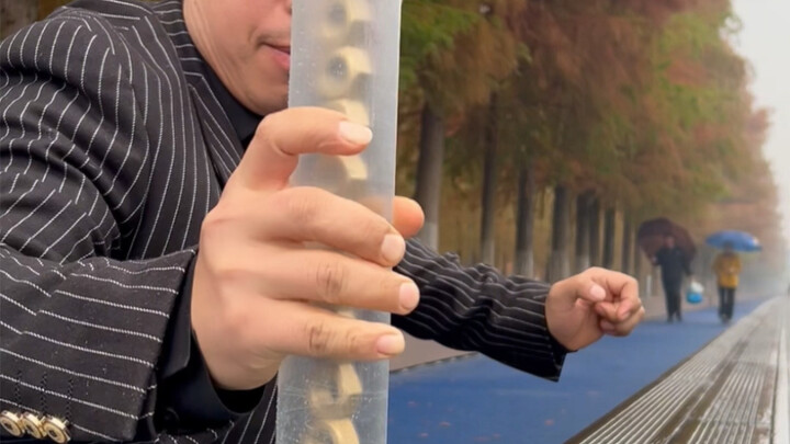 万物皆可立，螺丝帽一柱擎天