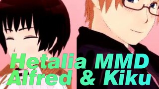 [Hetalia MMD] Alfred & Kiku Shake It!_A