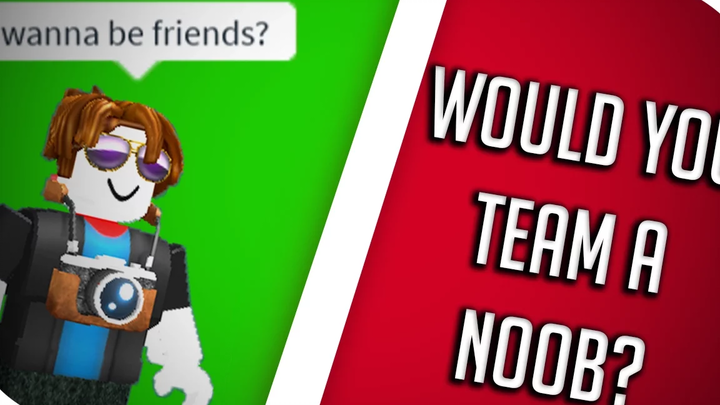 ROBLOX Noob Social Experiment - อยากเป็นทีม