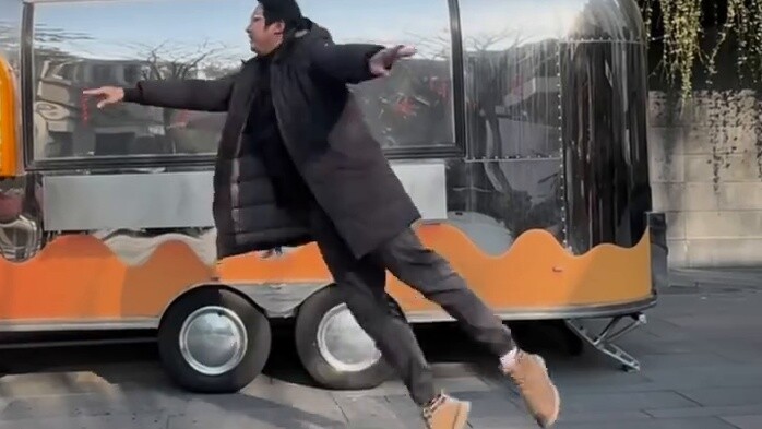 Compared to them, I'm not even bronze, but ballet really trains leg muscles. I can still dance with 