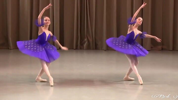 Russian sisters perform ballet in perfect sync