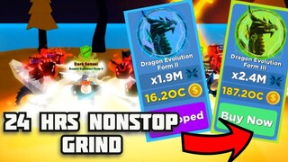 DRAGON EVOLUTION FORM III UNLOCKED 24 HRS GRINDING- ⚡Ninja Legends NEW UPDATE!