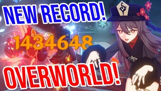 (old) NEW OVERWORLD RECORD! 1.43 Million Hu Tao! Genshin Impact ⚠️WHALE SHOWCASE⚠️