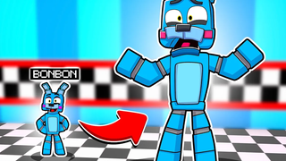 Foxy Made บอนบอนยักษ์ Minecraft Five Nights ที่ FNAF Roleplay ของ Freddy