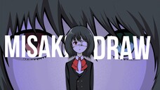 menggambar karakter misaki Mei dari anime another (speed paint)