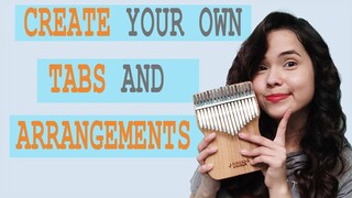 How to Arrange your OWN Kalimba Tabs even if you just started