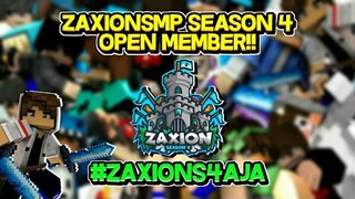 REALM ZAXIONSMP SEASON 4 OPEN MEMBER!! | OPENING ZAXIONSMPS4