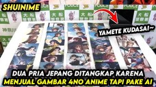 DUA PRIA JEPANG DITANGKAP KARENA MENJUAL GAMBAR 4NO ANIME AI