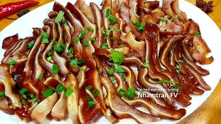 Món ngon nhắm bia dễ làm TAI HEO RIM NƯỚC TƯƠNG Đậm vị cực hấp dẫn |Nhamtran FV