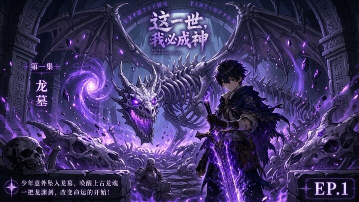 少年意外坠入龙墓，竟唤醒最后一条龙！