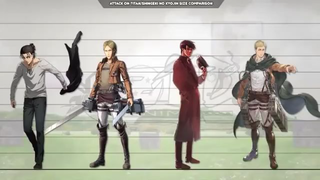 Attack on Titan all character Size Comparison part 7 #attackontitan