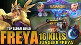 SAVAGE!! Buffed Freya With This Build is Deadly!! - With Toxic Tank!! | Freya Best Build in Dec 2021