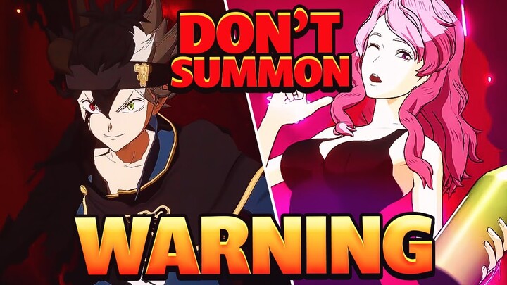 BE CAREFUL Before Summoning for Secret Agent Vanessa & Zora! THIS IS WHY... | Black Clover Mobile