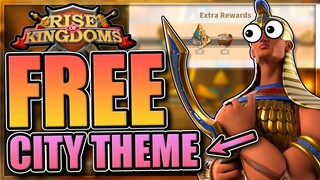 Esmeralda's Prayer gives free city theme [Egypt event reveal] Rise of Kingdoms