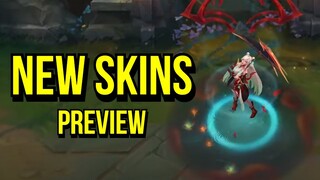 ALL NEW SKINS Irelia Thresh Qiyana Zyra Malphite Sivir Khazix Galio Garen