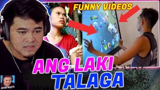 MAGLALARO KA BA KUNG GANITO KALAKI? - FUNNY VIDEOS COMPILATION | Jover Reacts (reaction video)