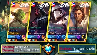 4 TOP SUPREME + STAR WARS SKIN = ??? | THE MOST EXPENSIVE SKIN IN MLBB!