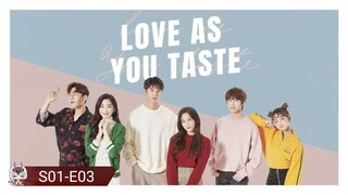 Love As You Taste (2019) S01 E03 Hindi Dubbed