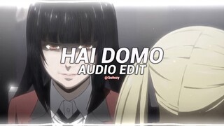 hai domo - cao white [edit audio]