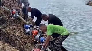 Eight water pumps working simultaneously—will we end up losing or making money in the end?