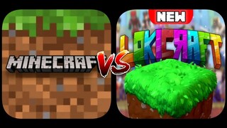 Minecraft PE 1.17 VS Lokicraft: Building Craft