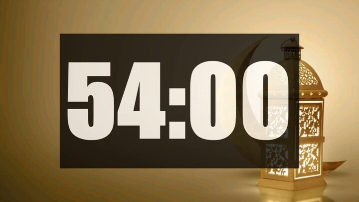 54 Minute Timer | Loud Alarm | Time call