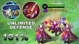 Granger New " Unusual Build " Unlimited Defense | Granger 2024 | Mobile Legends