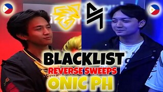 BLACKLIST INTERNATIONAL REVERSE SWEEP ONIC PH | MPL PH S13 WEEK 6 DAY 3