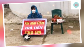 Sắp Tết đến nơi, chủ nợ đem 'NÓN ĂN XIN' treo biển xin trả tiền trước nhà CON NỢ #lifestyle
