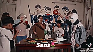 một ngày đáng nhớ của sans dép hồng 😆