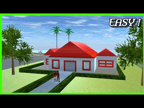 How to make a simple home in the SAKURA School Simulator (#01)