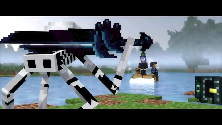 minecraft animation in sword