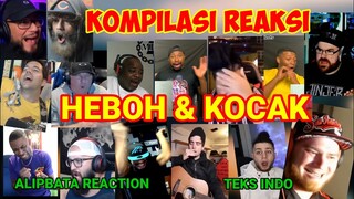 KUMPULAN REAKSI HEBOH DAN KOCAK‼️ || ALIP BA TA REACTION TEKS INDO