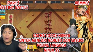 DEMI NINJA SS AKU GACHA 1000X GACHA FULL mencari naruto dan sasuke DI GAME NARUTO 3D PRIVATE SERVER