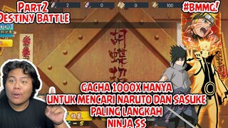 DEMI NINJA SS AKU GACHA 1000X GACHA FULL mencari naruto dan sasuke DI GAME NARUTO 3D PRIVATE SERVER