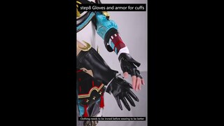 [Tutorial] DokiDoki-SR Game Genshin Impact Gorou Cosplay Costume/Shoes