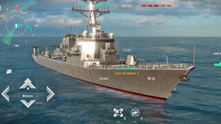 USS ARLIEGH BURKE online gameplay | Modern Warships.