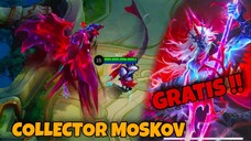 SKIN MOSKOV COLLECTOR GRATIS EFFEK GAK MAIN-MAIN😱