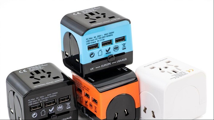 Popular 3USB Worldwide travel adapter