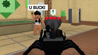 BEATING TOXIC TEAMERS as a SPIDER in MM2 (Voice Chat)