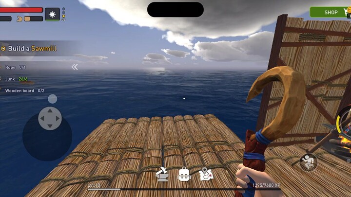 im playing raft survival
