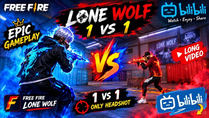 Free Fire+1v1/Lone Wolf/Hedshot