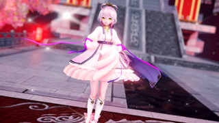 【天依MMD】※千灯夜未央·惟愿此情长※ 鹊桥仙洛天依