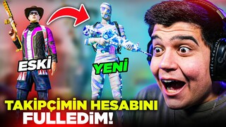 TAKİPÇİMİN HESABINI FULLEDİM 😱 (32400 UC YÜKLEDİM!) | PUBG Mobile