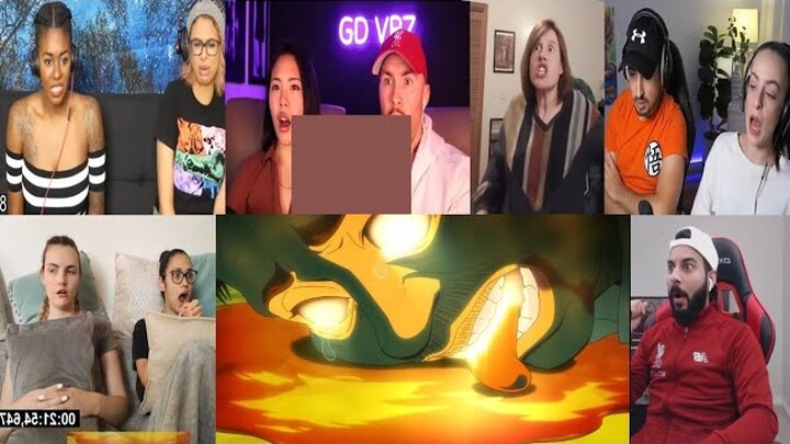 ATTACK ON TITAN EPISODE 3X7 REACTION MASHUP!!