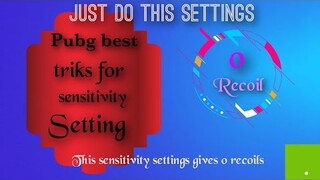 sensitivity settings pubg mobile 2.0
