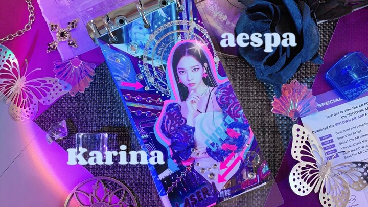 °°Tự làm album aespa | Ver Karina & Yoo Jeong-min | Cuốn sổ tay giá rẻ yêu thích gần đây | Kết hợp g