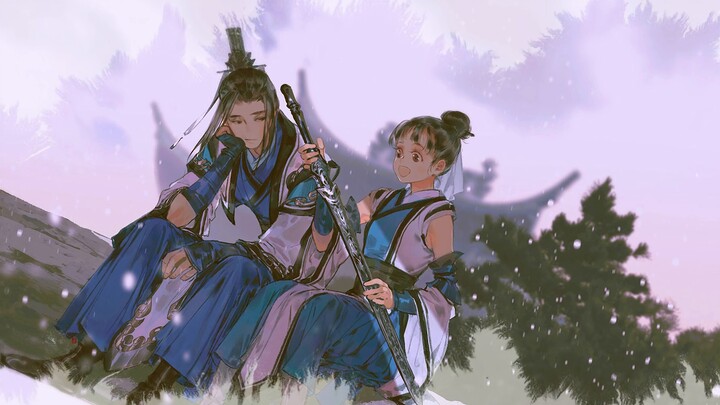 Jianwang 3 [Pedang menertawakan saya] Kesepian Hong menginjak salju seperti saya × menginjak gambar 