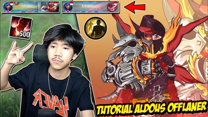 TUTORIAL ALDOUS OFFLANE DI PATCH TERBARU BY MARKOCOP AUTO MANIAC 2x - Mobile legends